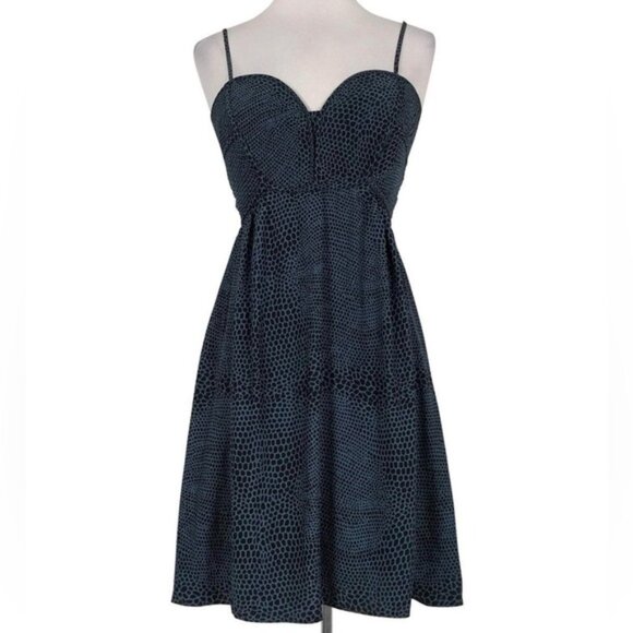Parker Sweetheart Neckline Silk Fit &Flare Dress Size S - Picture 1 of 12